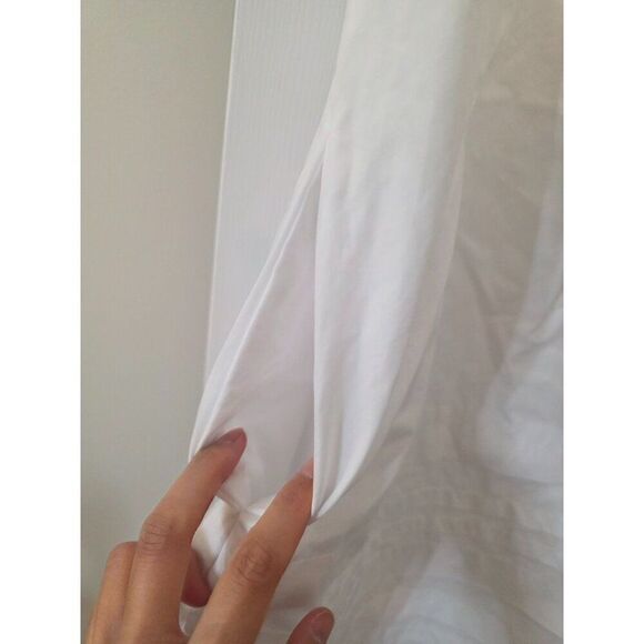 Madewell Poplin Flutter-Sleeve Pintuck Mini Dress M NWT $98 - Picture 8 of 10